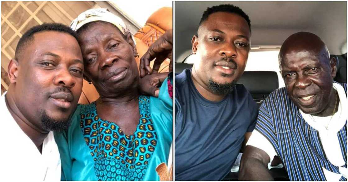 Prophet Nigel Gaisie and his parents Prophet Nigel Gaisie and his parents