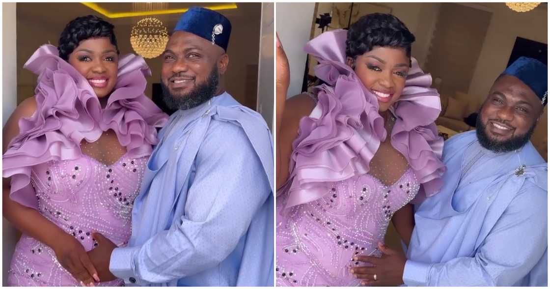 Tracey Boakye and hubby Frank Badu Ntiamoah in their 2nd looks