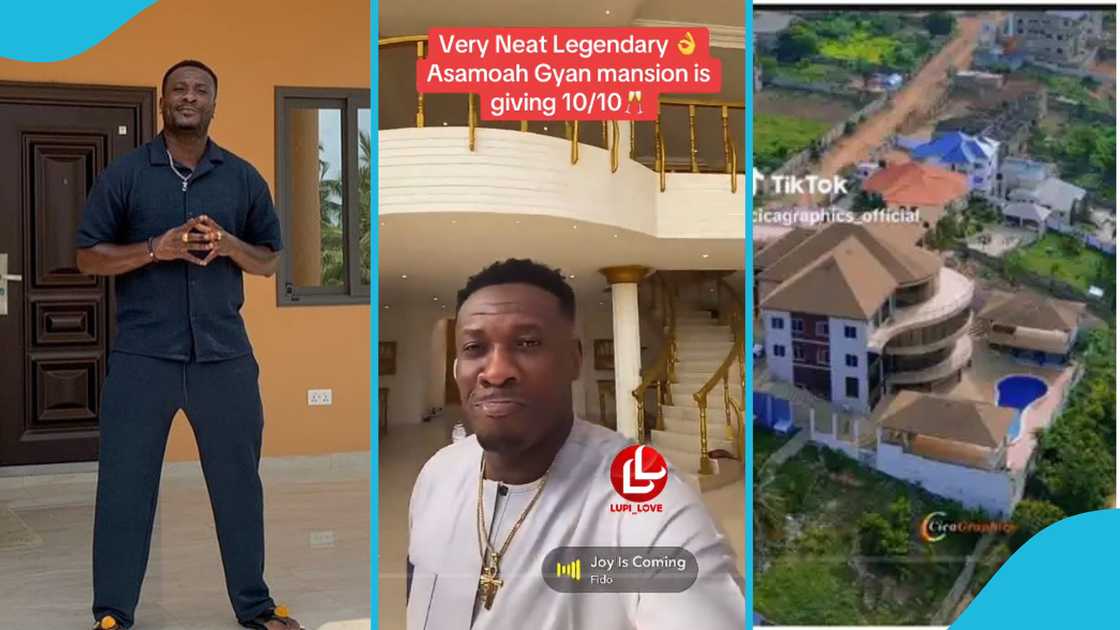 Asamoah Gyan, social media, 3-million-dollar mansion, Weija, Ghanaian footballers, videos, Baby Jet Asamoah Gyan, social media, 3-million-dollar mansion, Weija, Ghanaian footballers, videos, Baby Jet