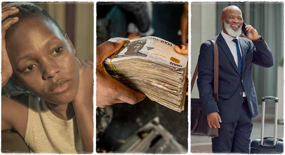 Photos of a lady who lost N500k after paying her landlord.