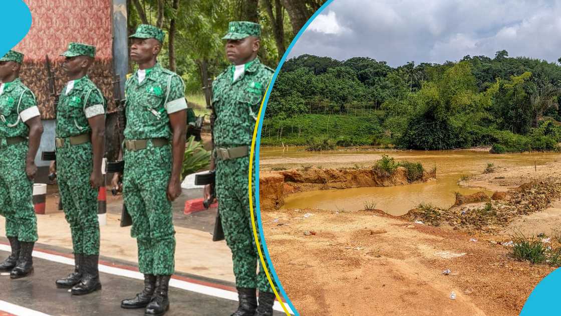 Forestry Commission, Offin Shelterbelt Forest Reserve, Galamsey, Illegal Mining Forestry Commission, Offin Shelterbelt Forest Reserve, Galamsey, Illegal Mining