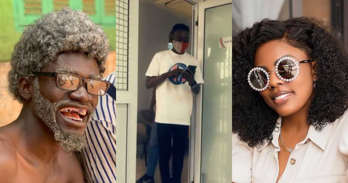 Lil Win Visits Nana Aba Anamoah In Her Office; Funny Video Drops Lil Win Visits Nana Aba Anamoah In Her Office; Funny Video Drops