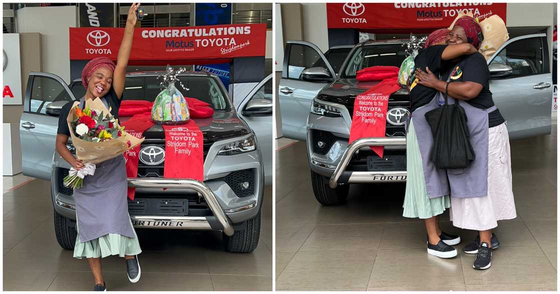 Mother buys Toyota SUV for her daughter Mother buys Toyota SUV for her daughter