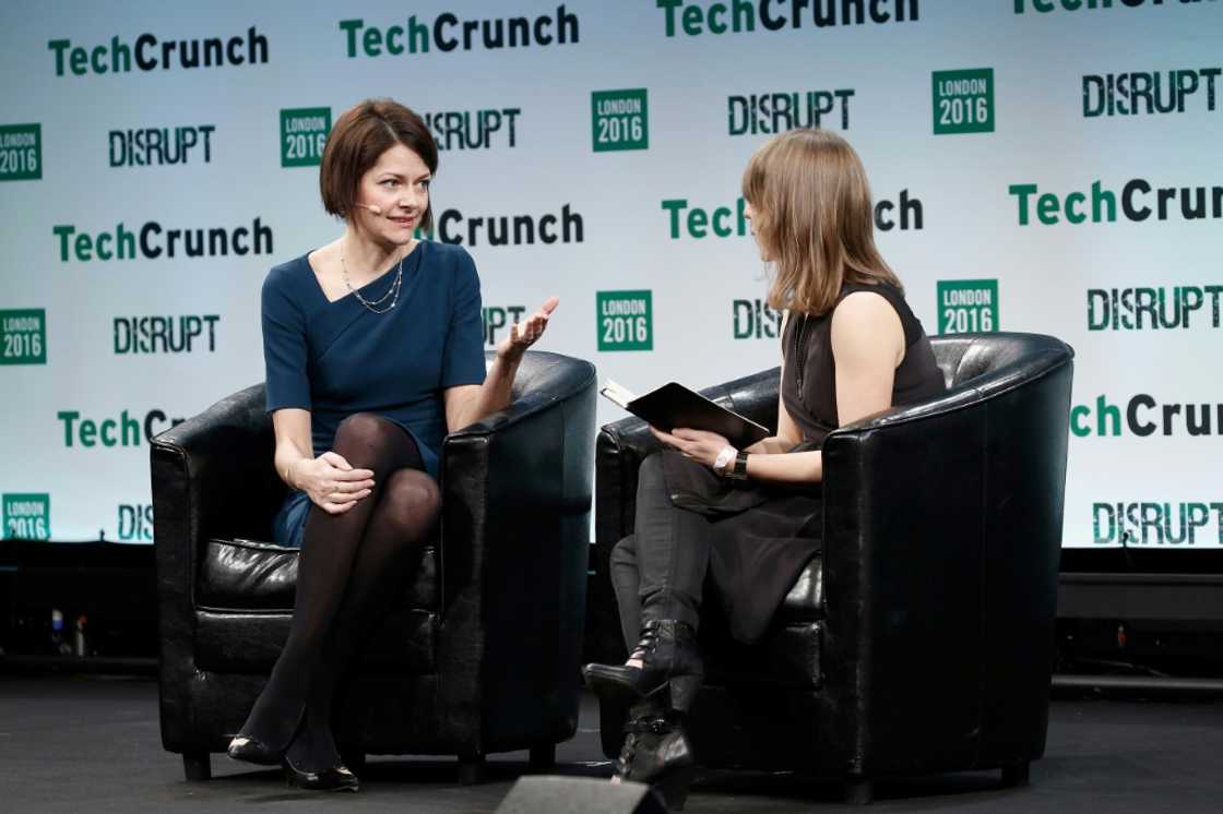 Darktrace chief executive Poppy Gustafsson (L) said the group's 'technology has never been more relevant in a world increasingly threatened by AI-powered cyberattacks' Darktrace chief executive Poppy Gustafsson (L) said the group's 'technology has never been more relevant in a world increasingly threatened by AI-powered cyberattacks'