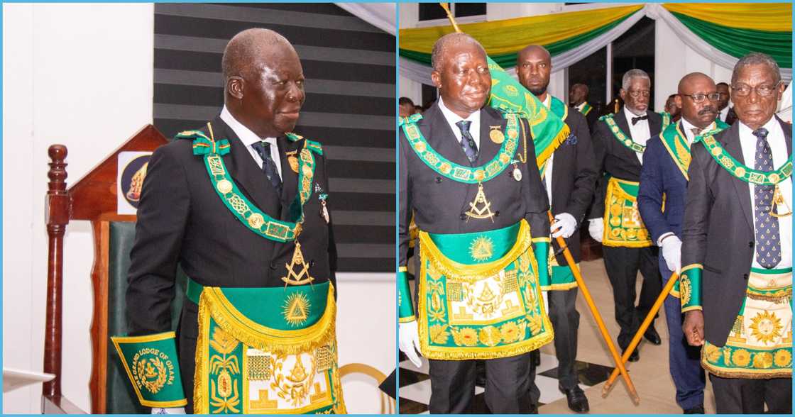 Photo of Otumfuo and other freemason Photo of Otumfuo and other freemason