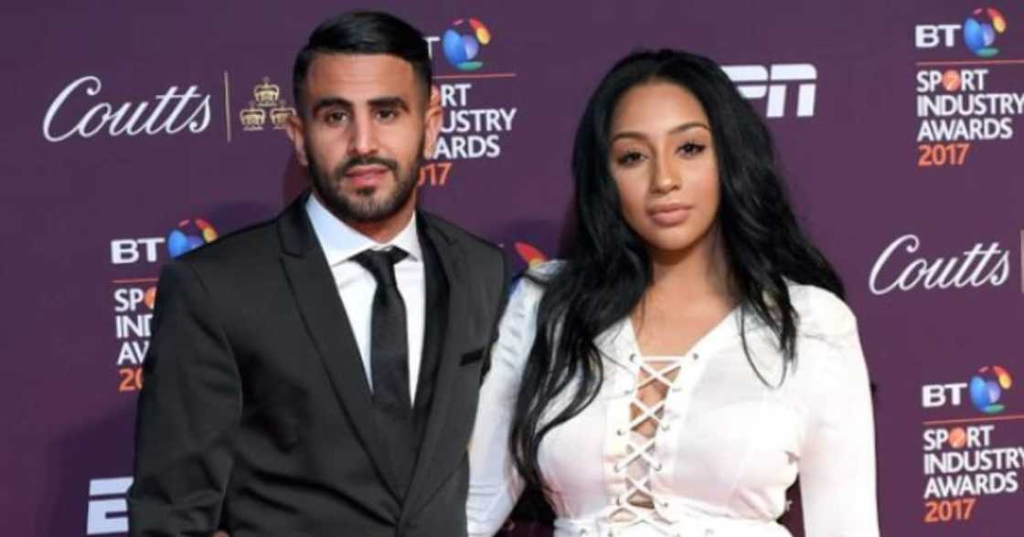 Mahrez and ex wife Rita.