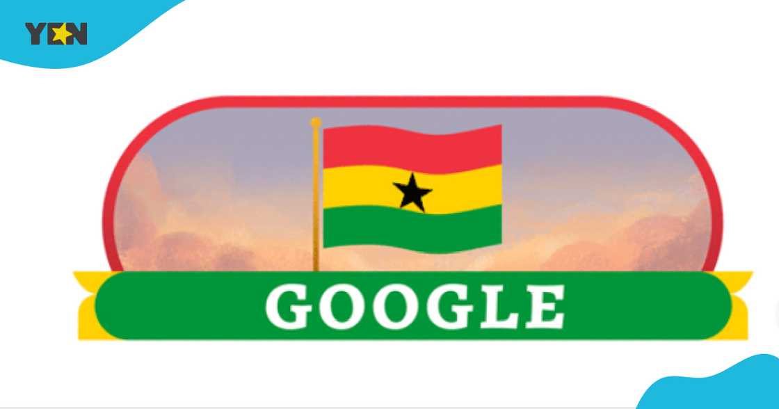 Google Doodle displayed the Ghana flag to commemorate the country’s 2024 Independence Day celebration Google Doodle displayed the Ghana flag to commemorate the country’s 2024 Independence Day celebration