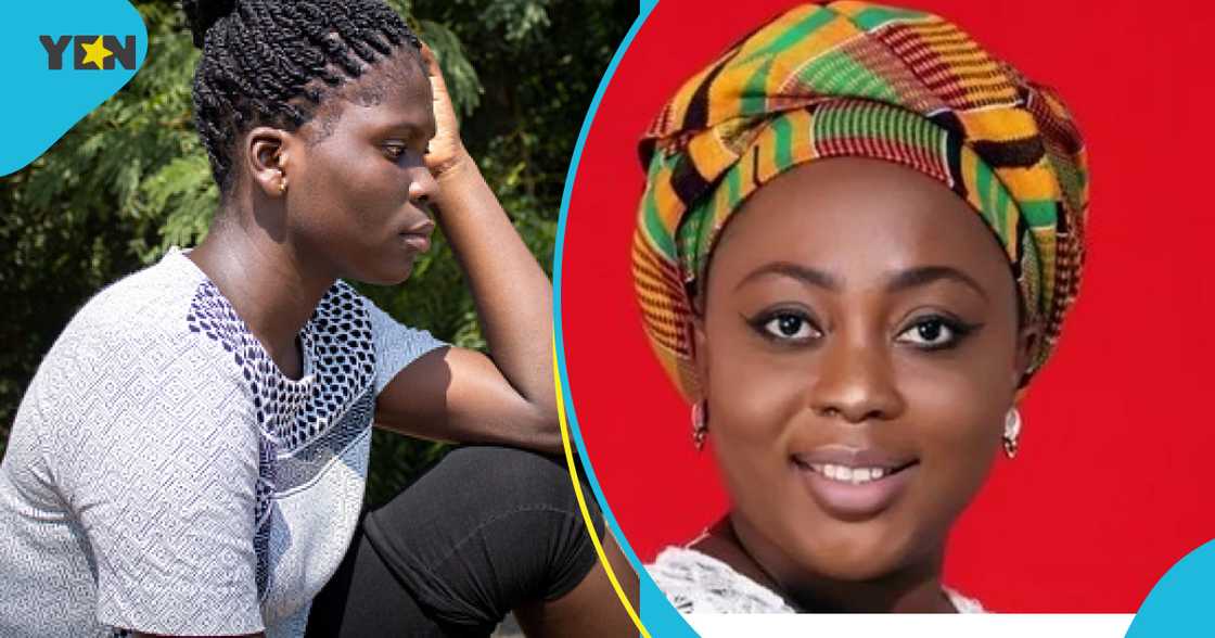 NDC Awutu Senya East parliamentary candidate laments violence against women. NDC Awutu Senya East parliamentary candidate laments violence against women.