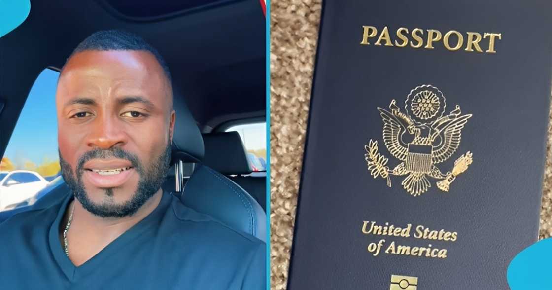 Ghanaian man, US passport, US citizenship, American citizen, greener pasture, social media Ghanaian man, US passport, US citizenship, American citizen, greener pasture, social media