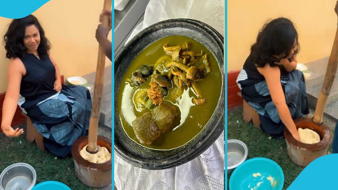 Nadia Buari, Ghanaian actress, popular actresses, fufu, fufu and soup, local Ghanaian dishes