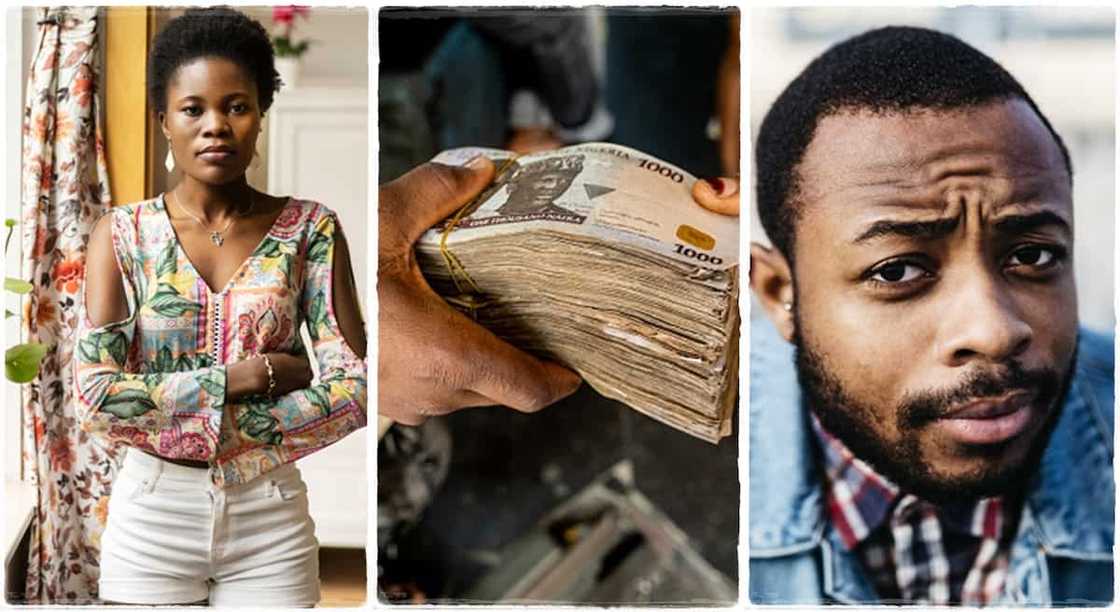 A woman has called her husband stingy for giving her only N30,000 for food. A woman has called her husband stingy for giving her only N30,000 for food.