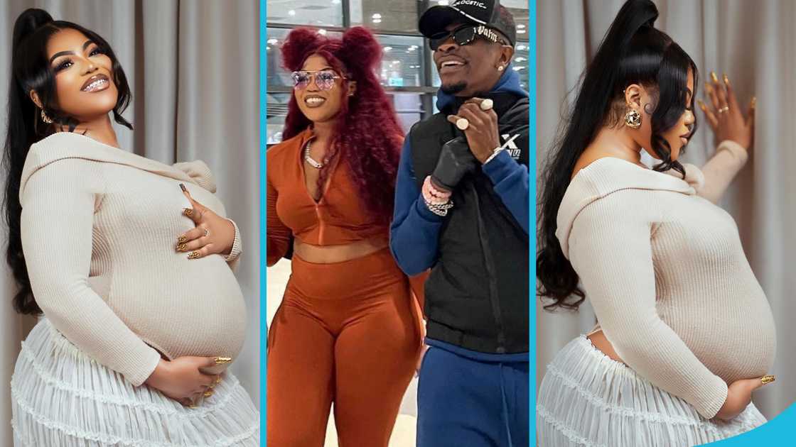 Shatta Wale, Maali, Maali pregnancy photos, Shatta Wale's baby mamas, Shatta Wale's girlfriends