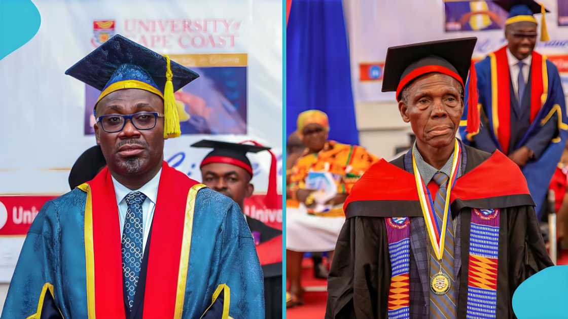 Professor Denis Worlanyo Aheto, UCC, best graduating student, valedictorian, Joseph Ocloo Aheto, Graduation