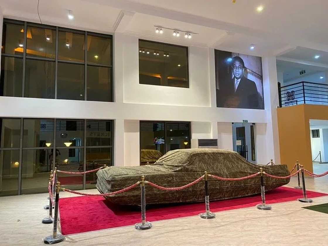 The new Kwame Nkrumah mausoleum displays historic possessions of Ghana's first president The new Kwame Nkrumah mausoleum displays historic possessions of Ghana's first president