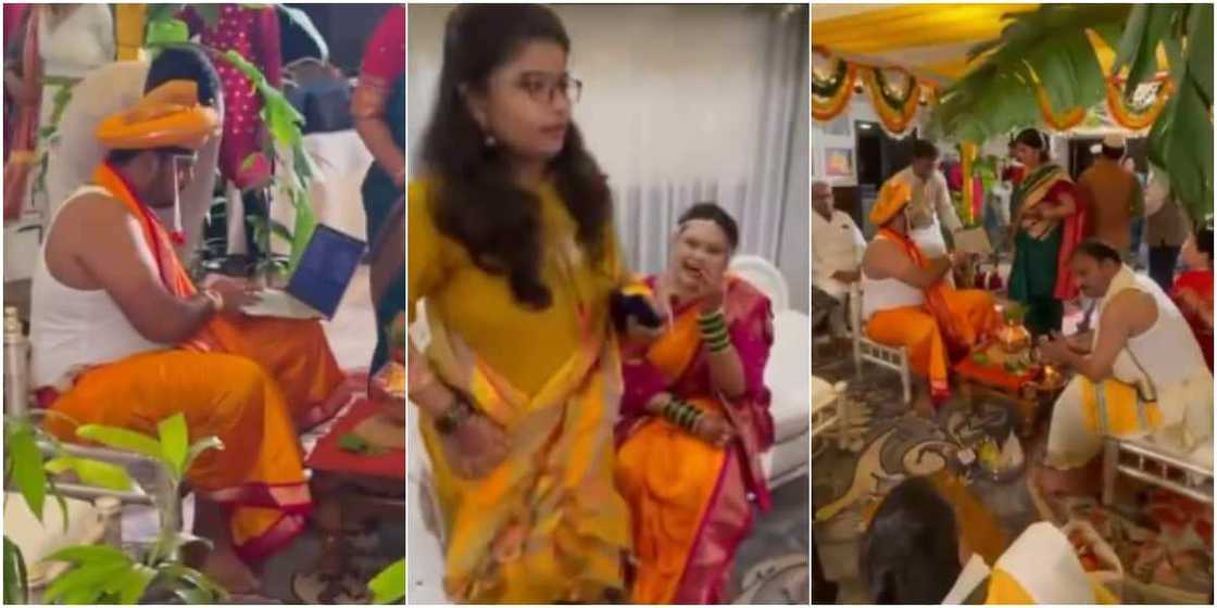 The groom got many talking on social media The groom got many talking on social media