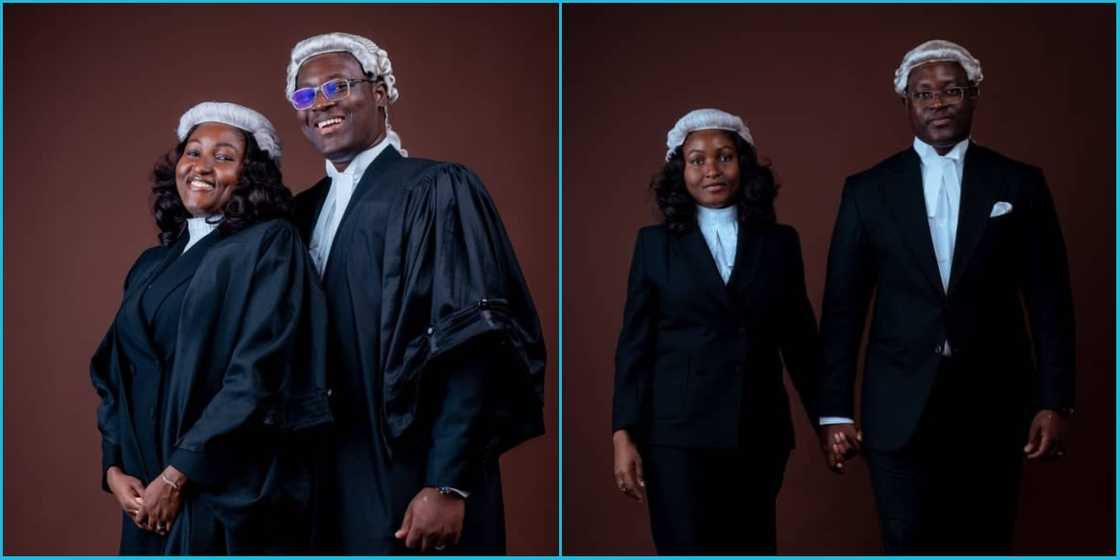 Meet the Quarcoos, couple called to the Ghana Bar on the same day Meet the Quarcoos, couple called to the Ghana Bar on the same day