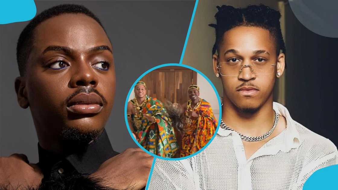 Nigerian actors, Nigerian influencers, explore, Ghana, rich culture, Kente, dance, adowa, Enioluwa Adeoluwa in Ghana, Eronini Osinachim in Ghana Nigerian actors, Nigerian influencers, explore, Ghana, rich culture, Kente, dance, adowa, Enioluwa Adeoluwa in Ghana, Eronini Osinachim in Ghana