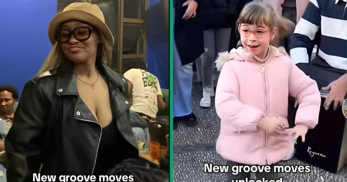 A young lady took to TikTok to showcase a new groove dance move. A young lady took to TikTok to showcase a new groove dance move.