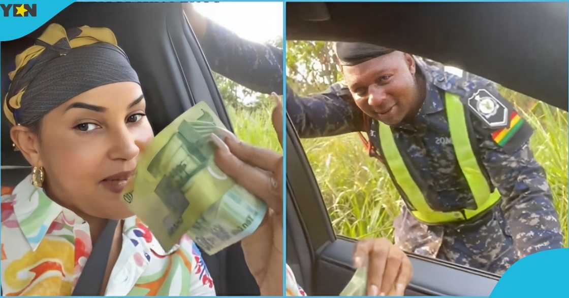 Valentine's Day, Gifts, Ghanaian Lady, Money, Kind Police officer. Valentine's Day, Gifts, Ghanaian Lady, Money, Kind Police officer.