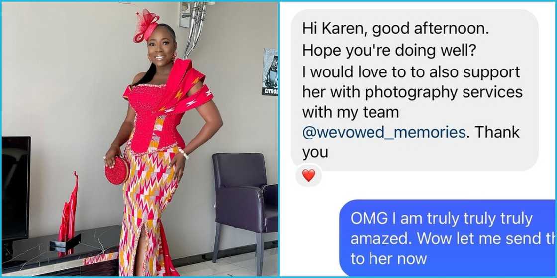 She wanted a kente for her sister’s wedding and the internet gave her an almost free wedding