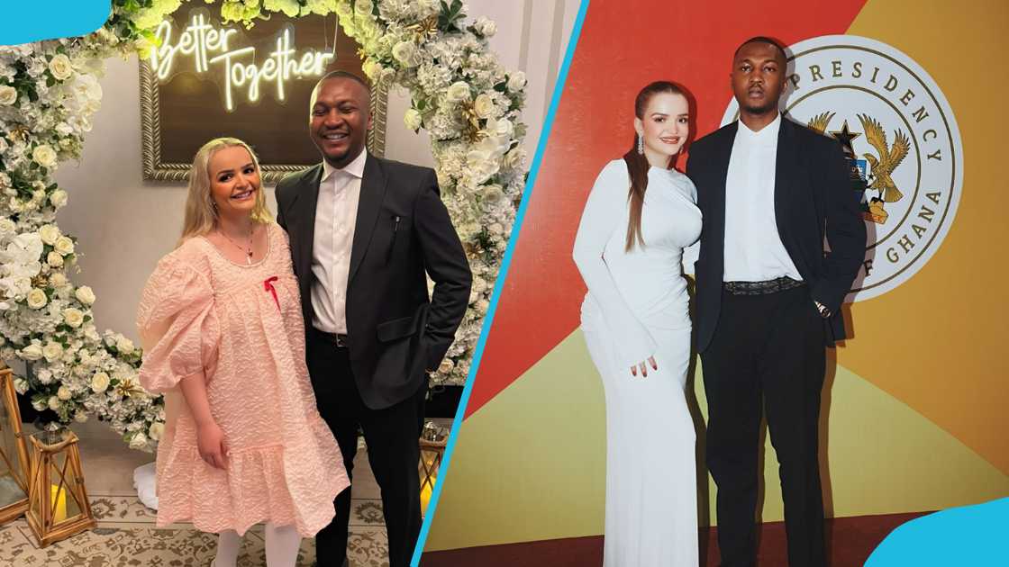 Shakif Mahama with his Algerian wife, Asma. Shakif Mahama with his Algerian wife, Asma.