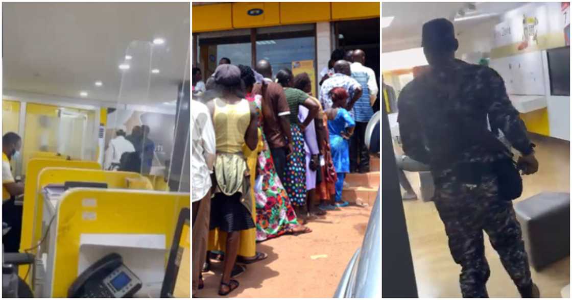 Man charges at MTN office over SIM card block. Man charges at MTN office over SIM card block.