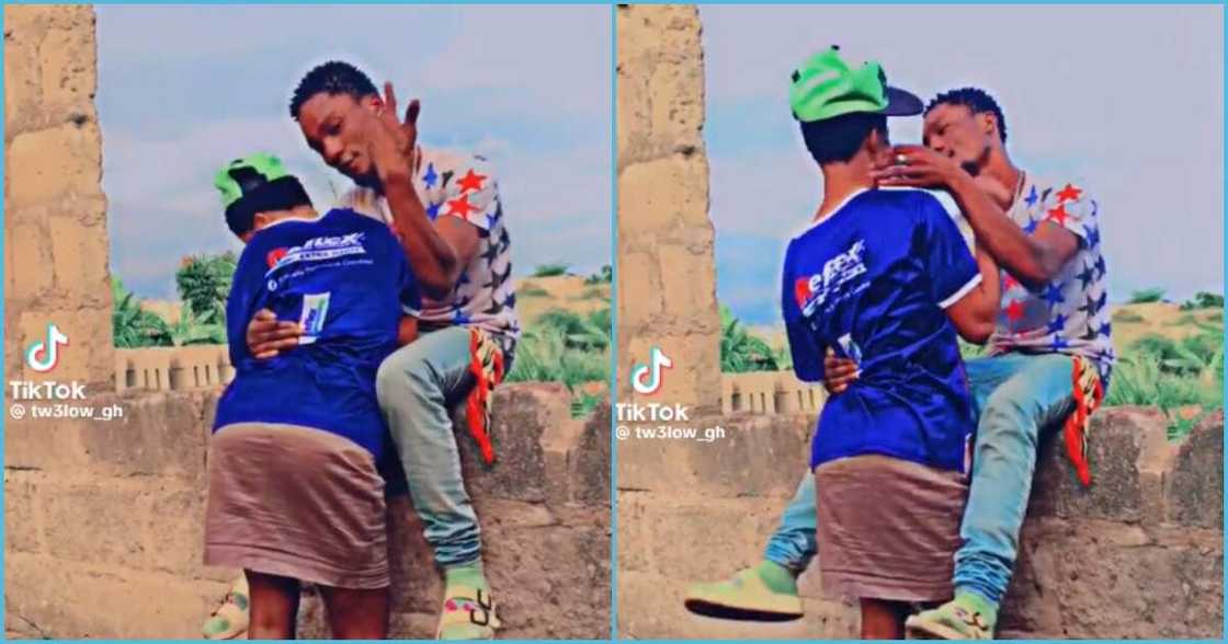 Photo of Demon Town and a young lady Photo of Demon Town and a young lady