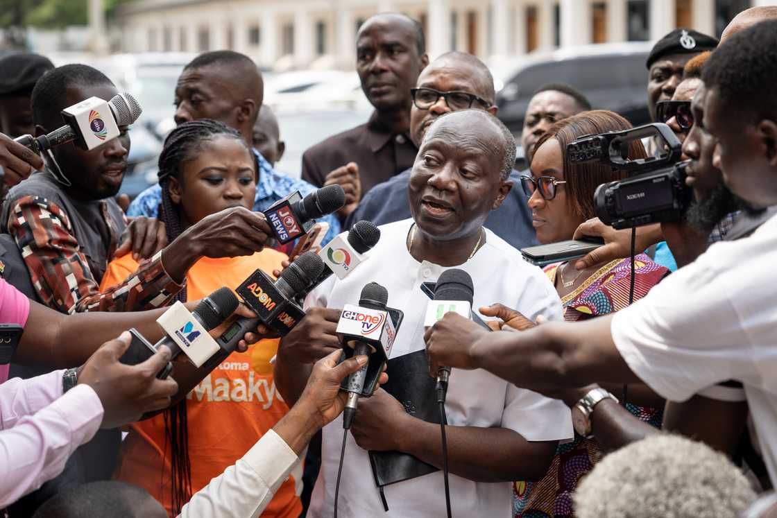 Ken Ofori-Atta addresses pensioners Ken Ofori-Atta addresses pensioners