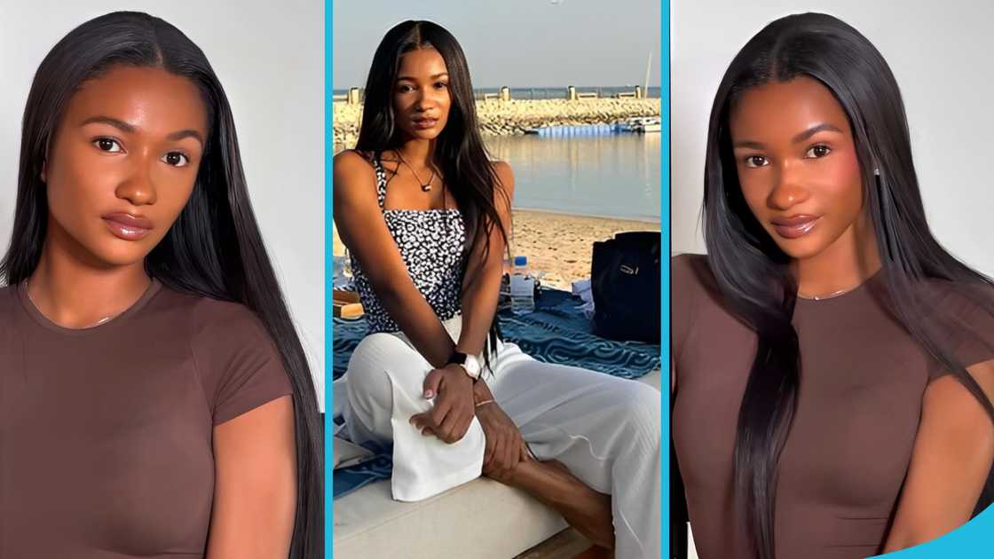 Imani Ayew, Abedi Pele's daughter, Imani Ayew's face, Ghanaian model, Imani Ayew flaunts face, Imani Ayew's makeup Imani Ayew, Abedi Pele's daughter, Imani Ayew's face, Ghanaian model, Imani Ayew flaunts face, Imani Ayew's makeup