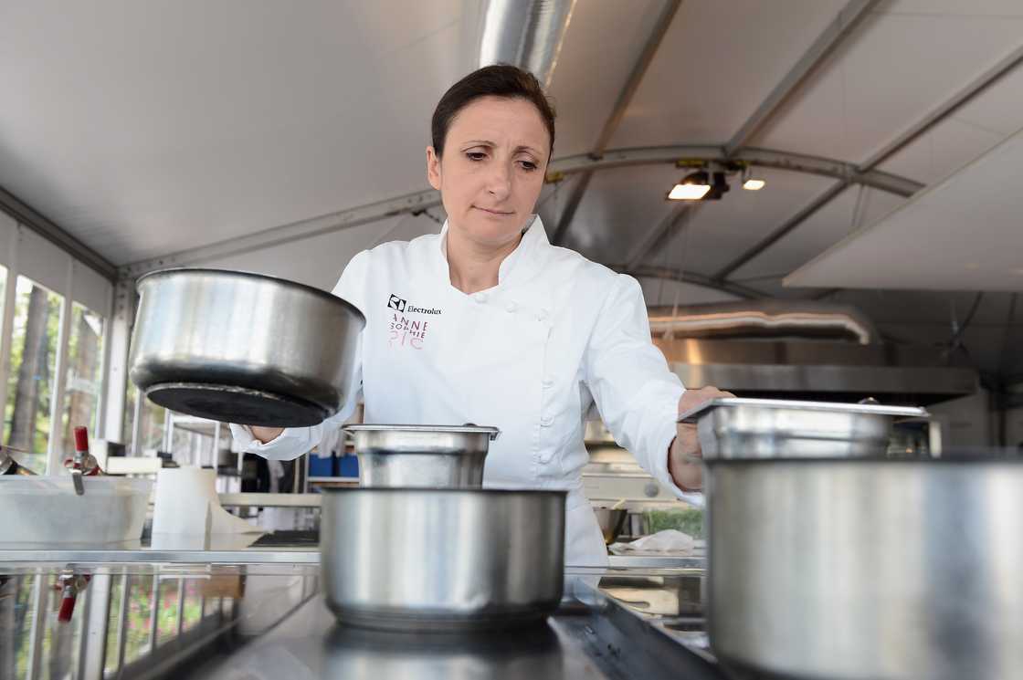 Anne-Sophie Pic attends Chef's Table by Electrolux with Anne-Sophie Pic
