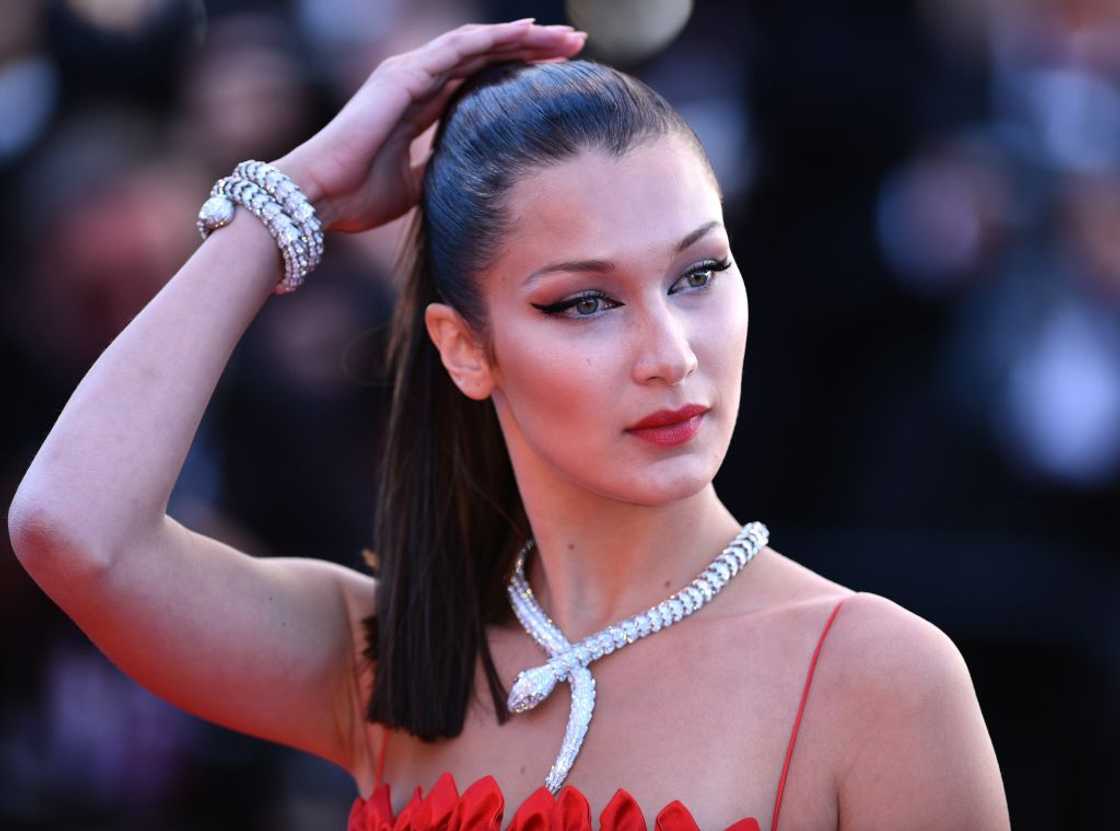 Bella Hadid before and after