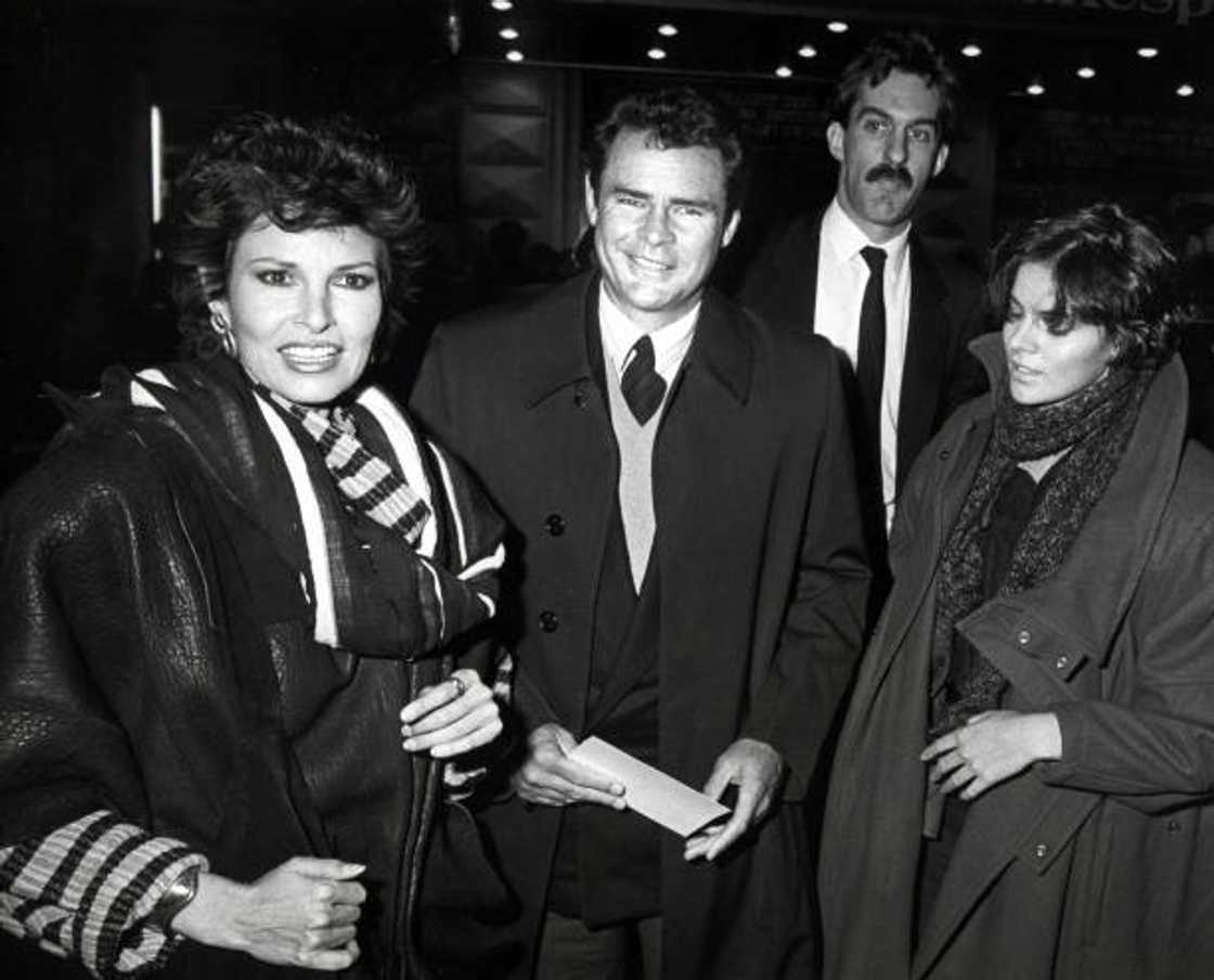 Raquel Welch, James Welch, and Tawnee Welch, during an after party in New York.