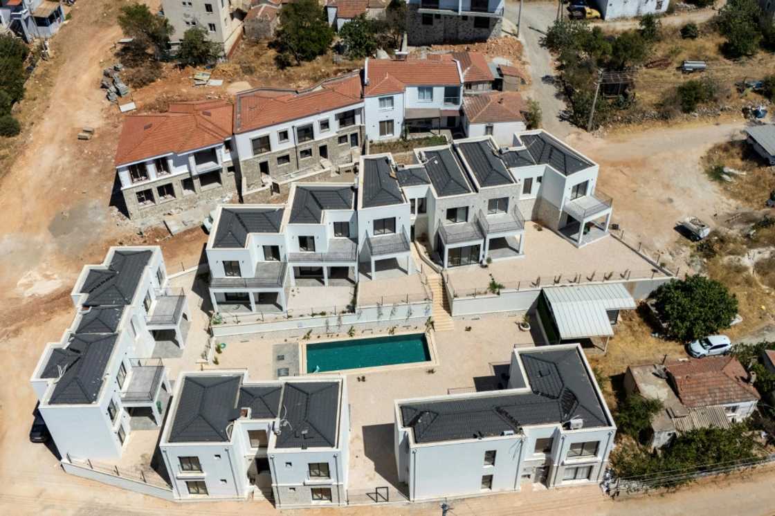 A newly built complex in Izmir province, along Turkey's western coast, where several local authorities have imposed daily drinking water restrictions A newly built complex in Izmir province, along Turkey's western coast, where several local authorities have imposed daily drinking water restrictions