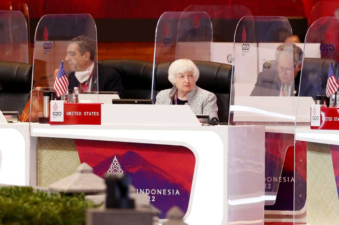 US Treasury Secretary Janet Yellen was expected to condemn Russia's invasion US Treasury Secretary Janet Yellen was expected to condemn Russia's invasion