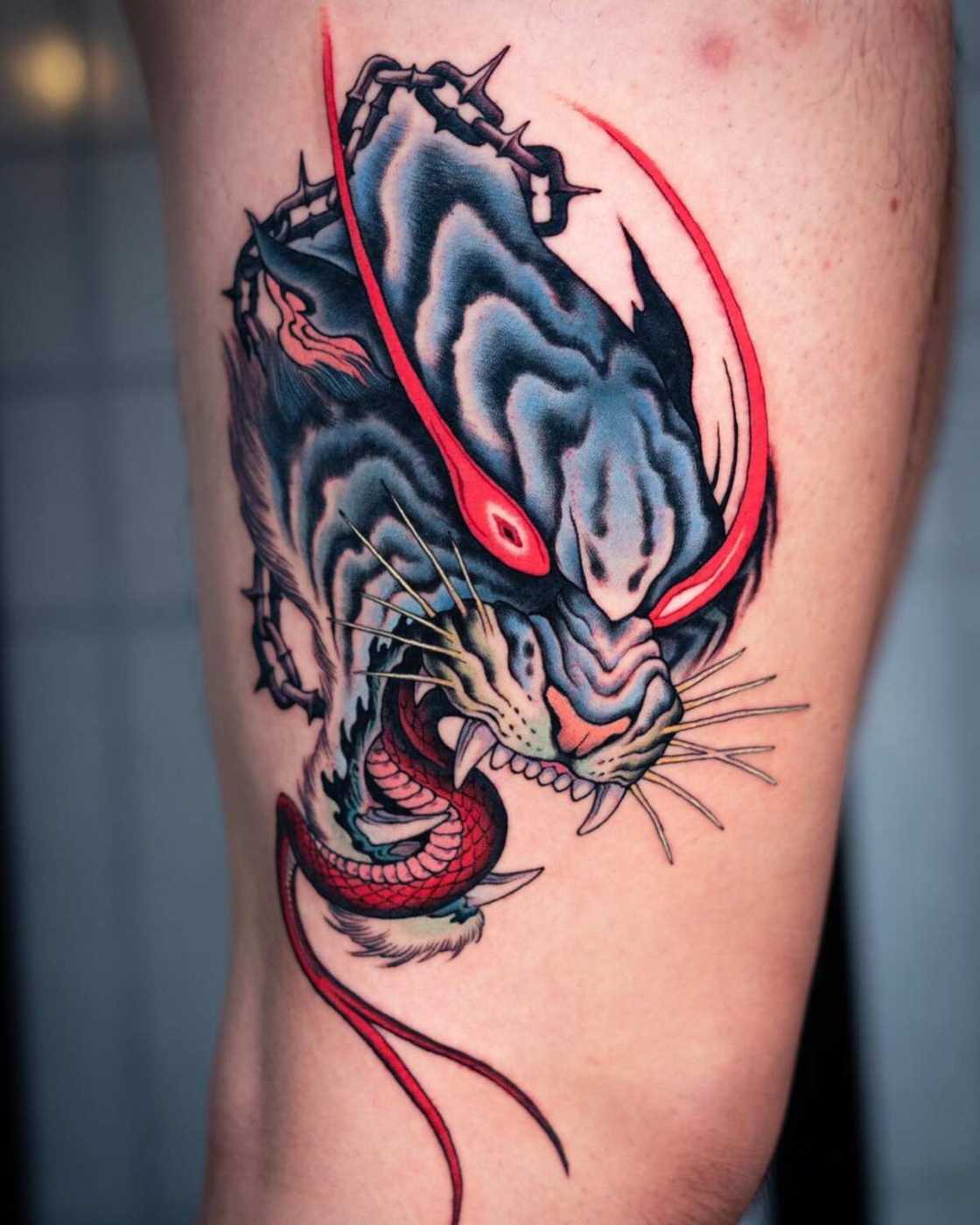 Japanese tiger tattoo