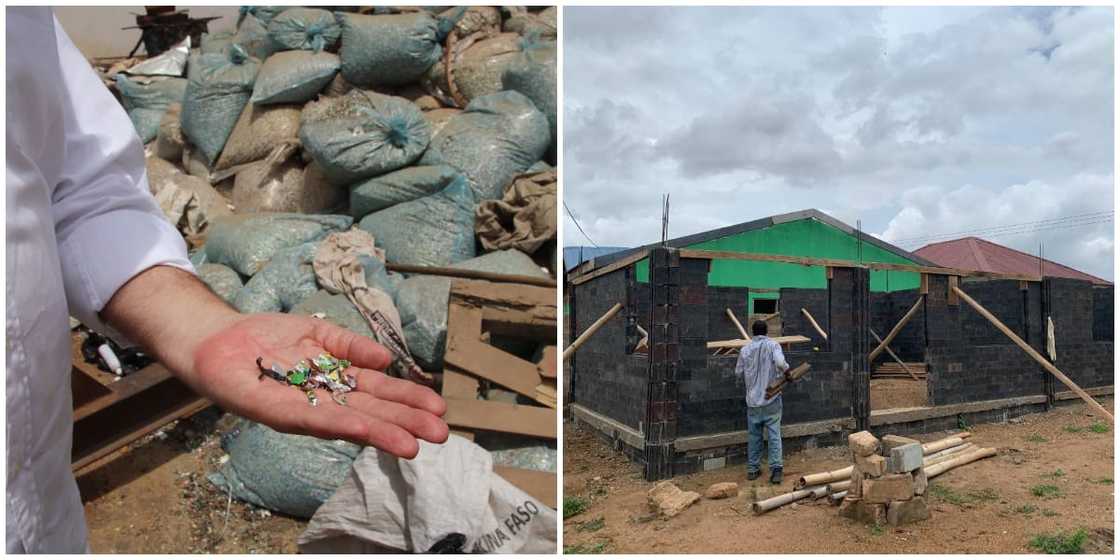 One lady built 4-bedroom house with 50k plastic bottles: 4 smart individuals who constructed houses with waste One lady built 4-bedroom house with 50k plastic bottles: 4 smart individuals who constructed houses with waste