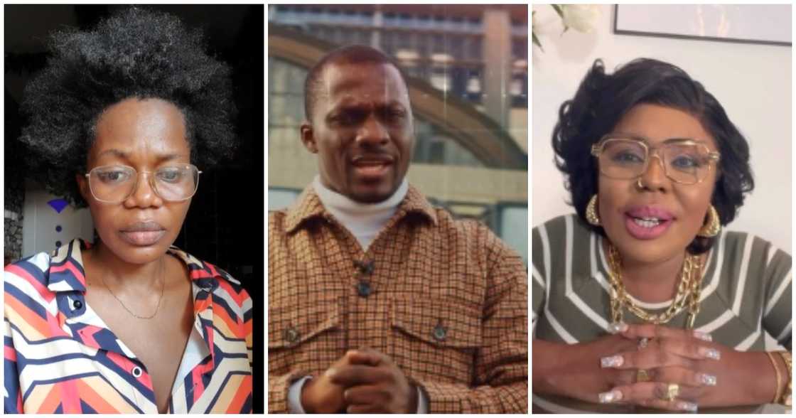 Photo of Afia Schwarzenegger, Zionfelix and Mzbel Photo of Afia Schwarzenegger, Zionfelix and Mzbel