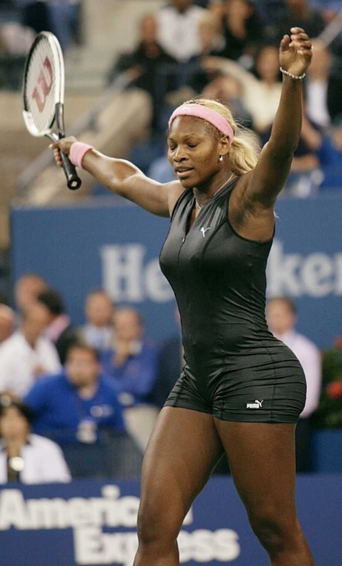 Serena Williams has often pushed the sartorial envelope, wearing a Puma catsuit in 2002 at the US Open, which she won over sister Venus Serena Williams has often pushed the sartorial envelope, wearing a Puma catsuit in 2002 at the US Open, which she won over sister Venus