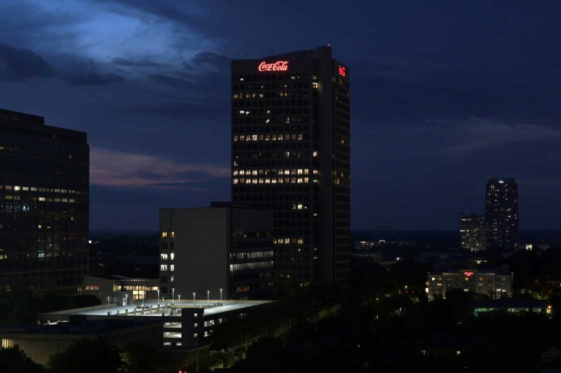 Partial view of the Coca-Cola Company's world headquarters in Atlanta, Georgia on June 29, 2025 Partial view of the Coca-Cola Company's world headquarters in Atlanta, Georgia on June 29, 2025