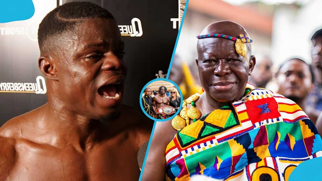 Ghana, Freezy Macbones, Manhyia Palace, Otumfuo, Gloves, WBO Africa