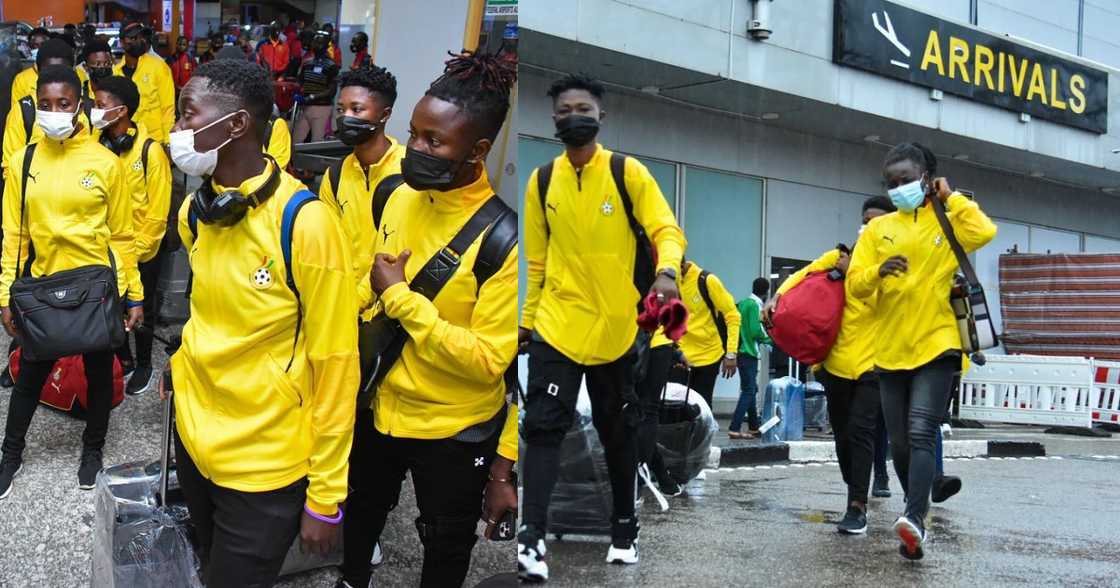 Ghana's Black Queens touch down in Lagos for 2021 Aisha Buhari invitational tournament Ghana's Black Queens touch down in Lagos for 2021 Aisha Buhari invitational tournament