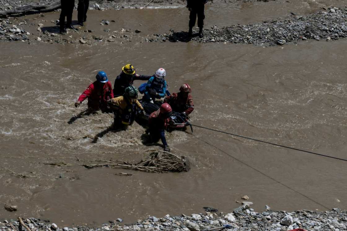 The search continues for 56 missing people in Las Tejerias The search continues for 56 missing people in Las Tejerias