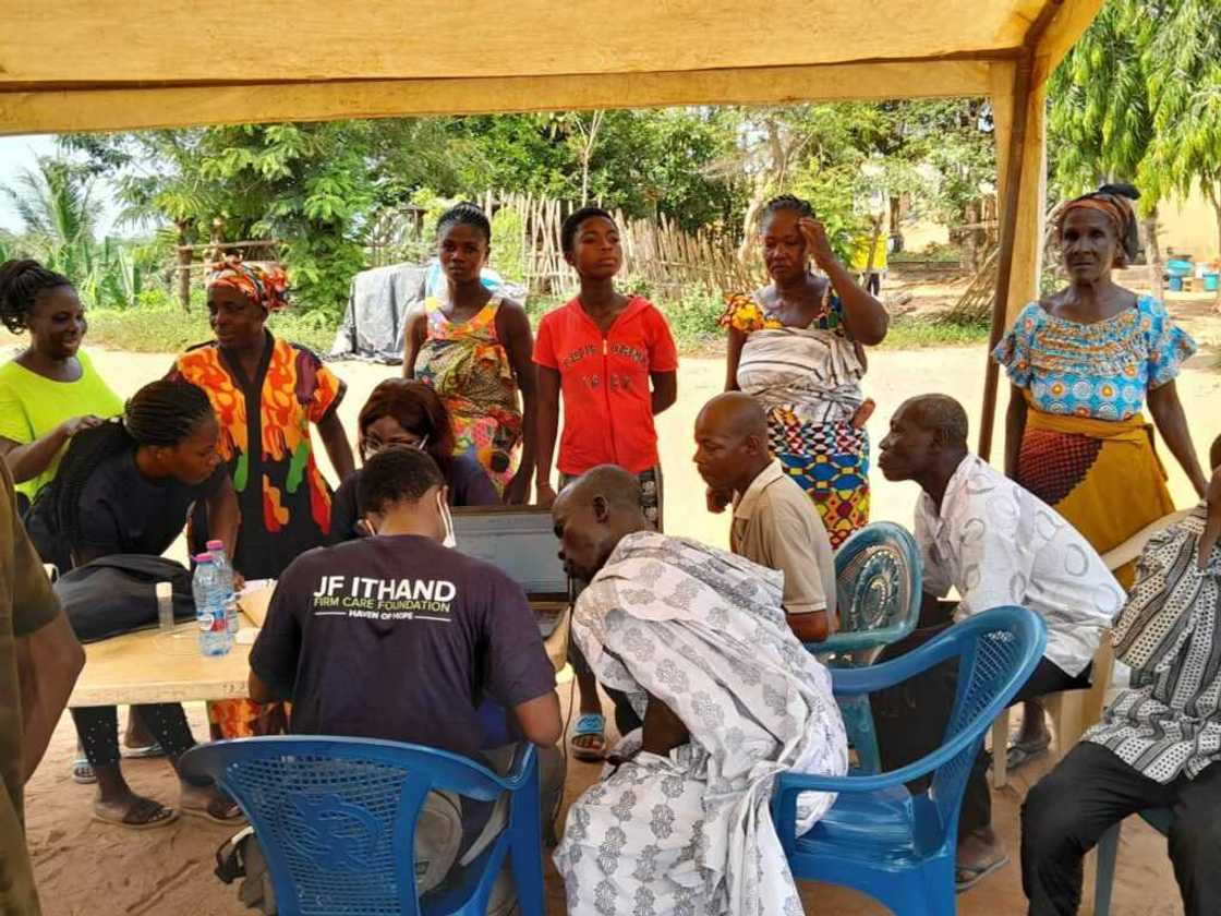 Health screening and NHIS registration/renewal exercise at Simiw by JF Ithand Firm Care Foundation