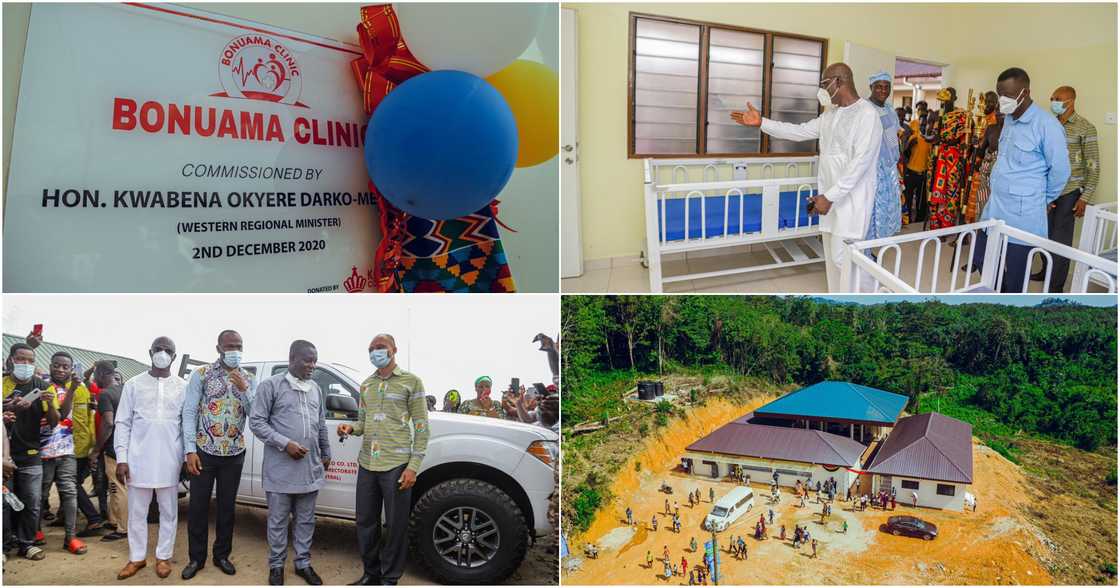 Kasapreko CEO donates polyclinic, pick-up car to Bonuama community in Wassa Amenfi Kasapreko CEO donates polyclinic, pick-up car to Bonuama community in Wassa Amenfi