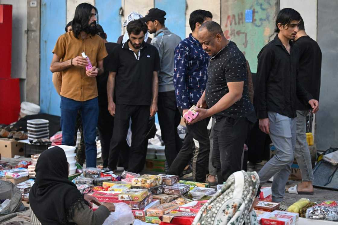 Iraqis flock to the market because they say the quality of goods available from Iranian vendors is better Iraqis flock to the market because they say the quality of goods available from Iranian vendors is better
