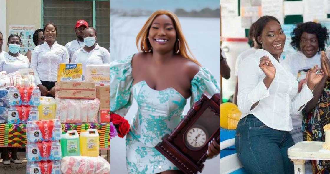 Abena Model: Beautiful Ghanaian Model Donates to Ashaiman Polyclinic to Celebrate her Birthday Abena Model: Beautiful Ghanaian Model Donates to Ashaiman Polyclinic to Celebrate her Birthday