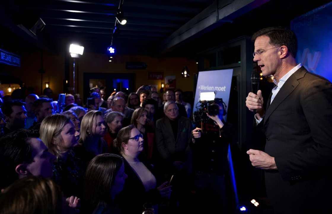 Dutch Prime Minister Mark Rutte said it was 'not the win we wanted' Dutch Prime Minister Mark Rutte said it was 'not the win we wanted'