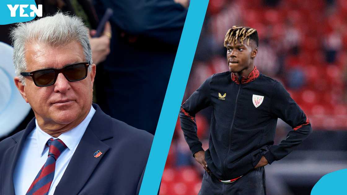 Joan Laporta, Nico Williams to Barcelona, Nico Williams transfer saga, Barcelona transfers