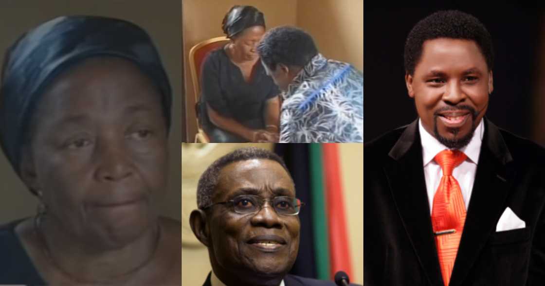 Video of TB Joshua praying for Naadu Mills after the death of Atta Mills pops up Video of TB Joshua praying for Naadu Mills after the death of Atta Mills pops up