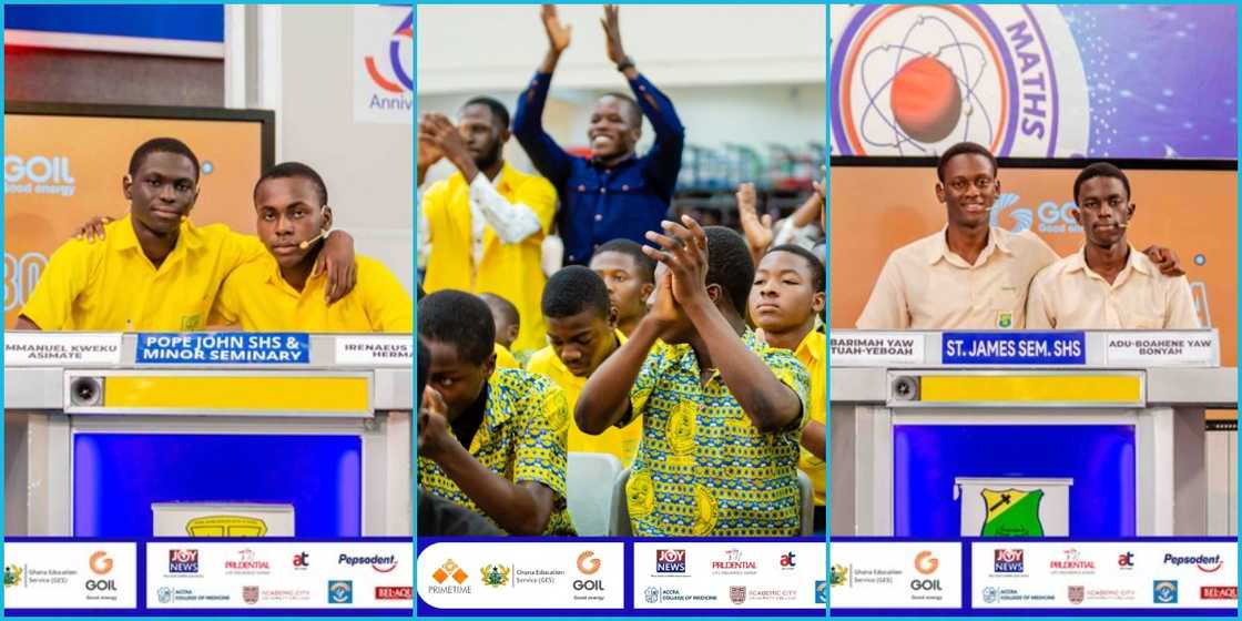 2023 NSMQ: Pope John Books A Seat At The Semi-Final, After Kicking St James And Aburi Presby Out 2023 NSMQ: Pope John Books A Seat At The Semi-Final, After Kicking St James And Aburi Presby Out
